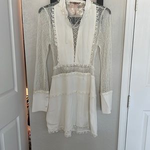 For love lemons white lace dress